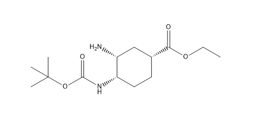 (1R,3R,4S)-3-氨基-4-{[(叔丁氧基)羰基]氨基}环己烷-1-羧酸乙酯